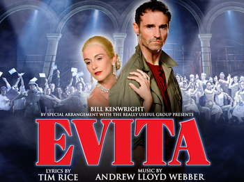 Official information of Evita london shows