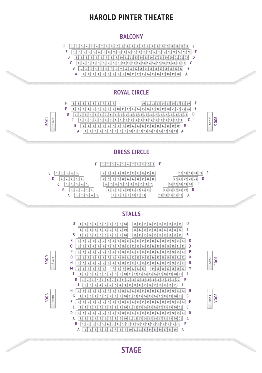 Barbican Theatre Seating Chart