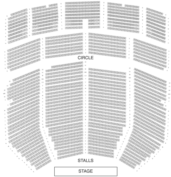 Les Miserables Broadway Seating Chart