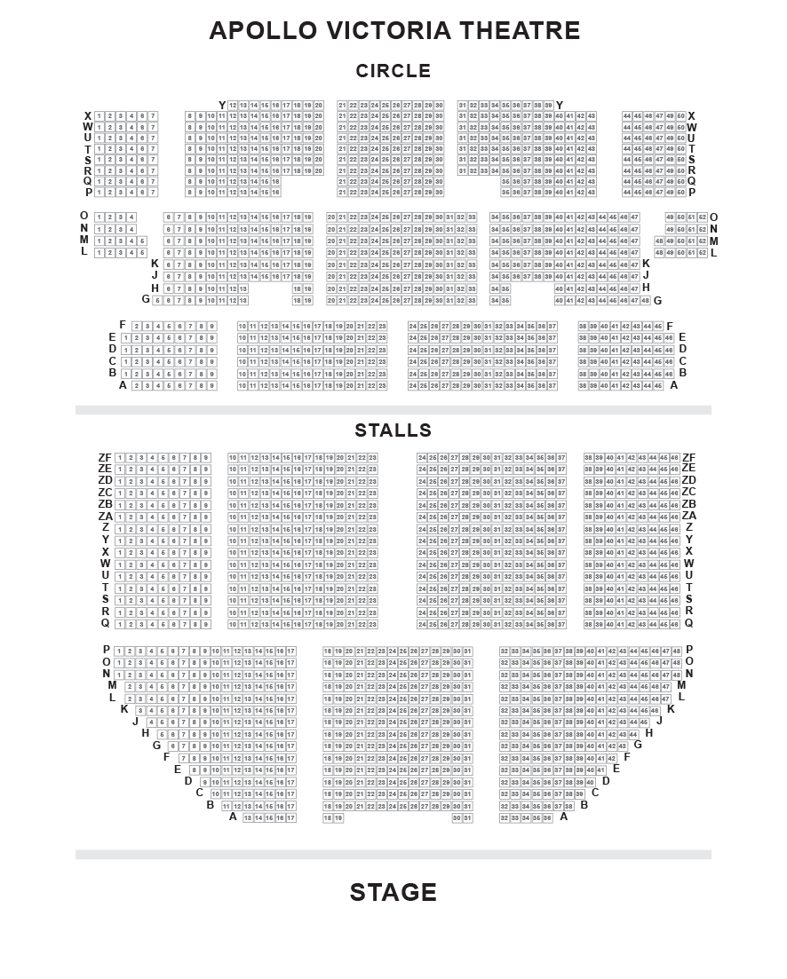 The Vic Theater Seating Chart